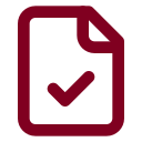 Verified Document icon