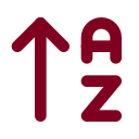 Arrow Up AZ icon