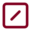 Slash Square icon
