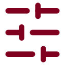 Sliders Horizontal icon