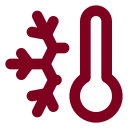 Thermometer Snowflake icon