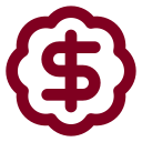 Badge Dollar Sign icon