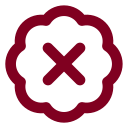 Badge X icon