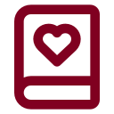 Book Heart icon