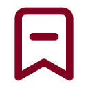 Bookmark Minus icon