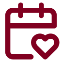 Calendar Heart icon