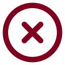 Circle X icon