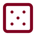 Dice 5 icon