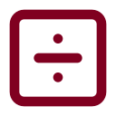 Divide Square icon