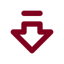 Arrow Big Down Dash icon