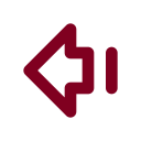 Arrow Big Left Dash icon