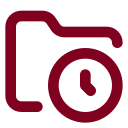 Folder Clock icon
