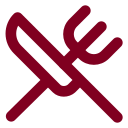 Fork Knife Crossed icon