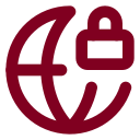 Globe Lock icon
