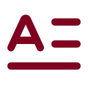 Letter Text icon