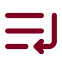 List End icon