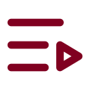 List Video icon