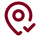 Map Pin Check icon