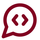 Message Circle Code icon