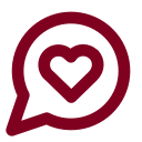 Message Circle Heart icon