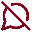 Message Circle Off icon