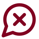 Message Circle X icon