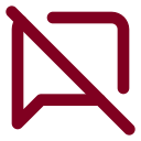 Message Square Off icon