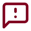 Message Square Warning icon