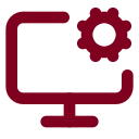 Monitor Cog icon