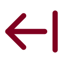 Arrow Left From Line icon