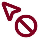 Mouse Pointer Ban icon