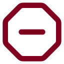 Octagon Minus icon