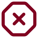 Octagon X icon