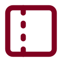 Panel Left Dashed icon