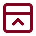Panel Top Close icon