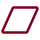 Parallelogram icon