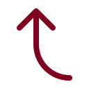 Arrow Bend Left Up icon