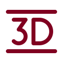 Three D icon