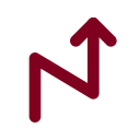 Arrow Zig Zag icon
